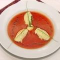 Receita Sopa de Tomate com Canelle de Bacalhau