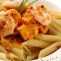 Receita Penne ao Molho de Camarão ao Toque de Pimenta Rosa