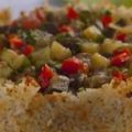 Receita Assado Crocante de Arroz e Legumes