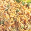 Receita Farofa de Bacon com Legumes