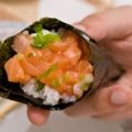 Receita Temaki Salmão e Temaki Skin