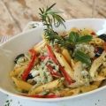 Receita Penne com Molho de Bacalhau