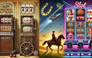 Como os gráficos dos slots evoluíram ao longo do tempo?