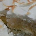 Torta cremosa de coco