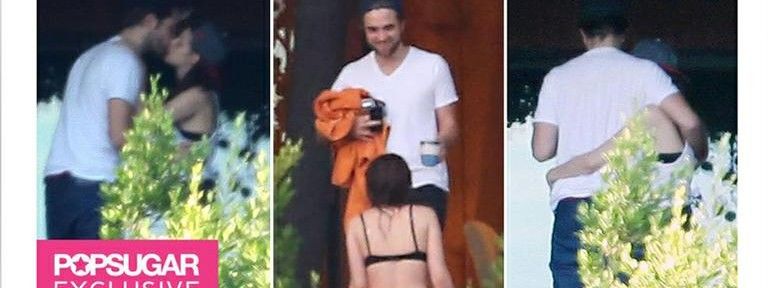 Robert Pattinson e Kristen Stewart são flagrados aos beijos