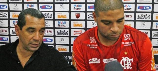 Zinho confirma a saída de Adriano do Flamengo