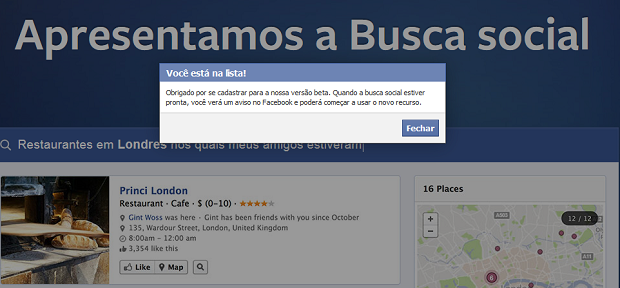 Veja como fazer para habilitar a nova busca social do Facebook